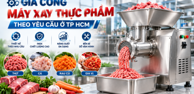 Gia Công Máy Xay Thực Phẩm Theo Yêu Cầu Ở TP HCM